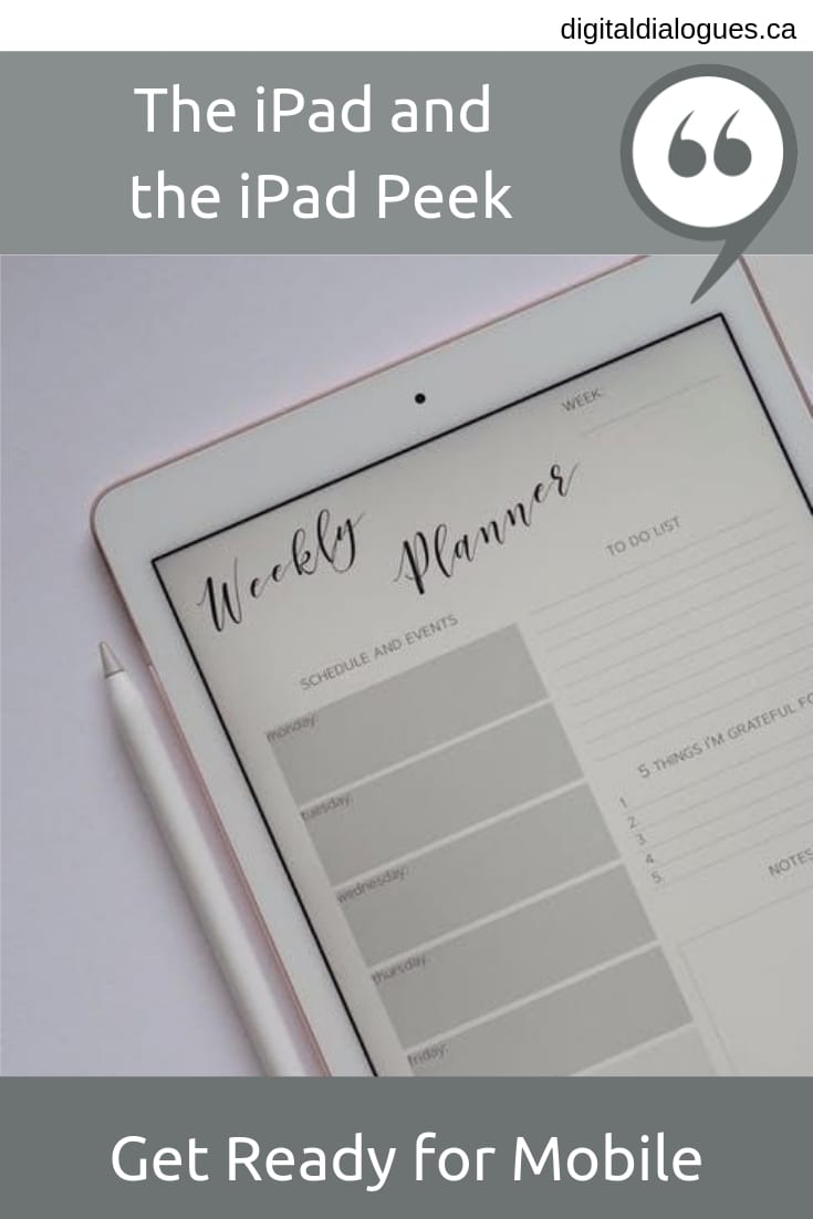 The iPad 2 and iPad Peek
